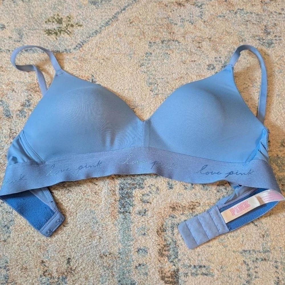 Victoria's Secret PINK baby blue bra